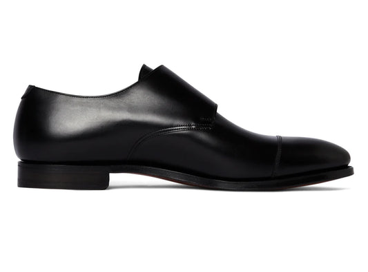 Classic Black Double Monkstrap