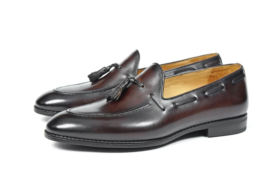 Brown Detail Loafers