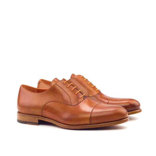 Formal Burnished Toe Cap Oxford