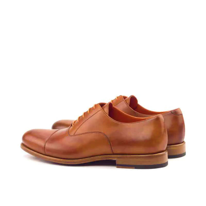 Formal Burnished Toe Cap Oxford
