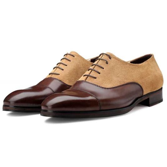 Formal Krakow Hybrid Oxfords In Brown