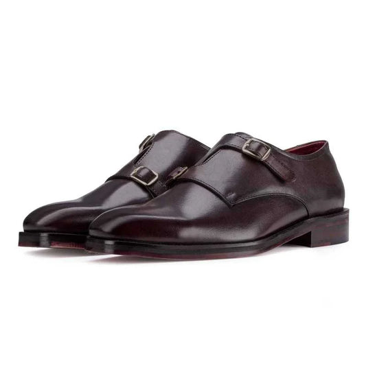 Formal Vinnie Cross Monks in Brown