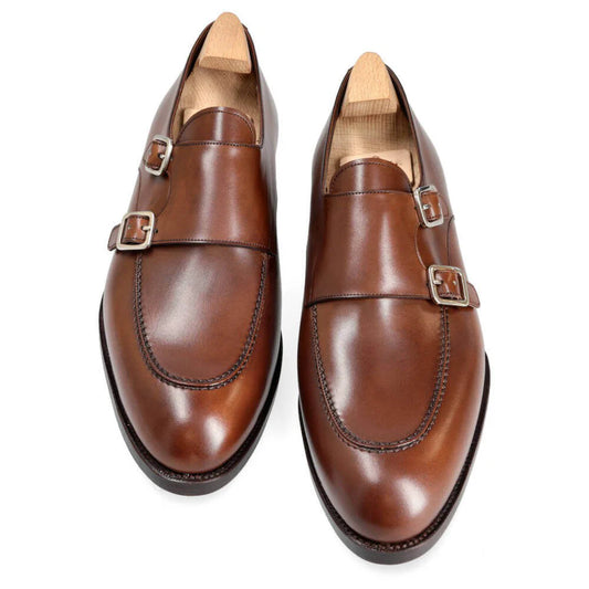 Brown Double Monk Strap