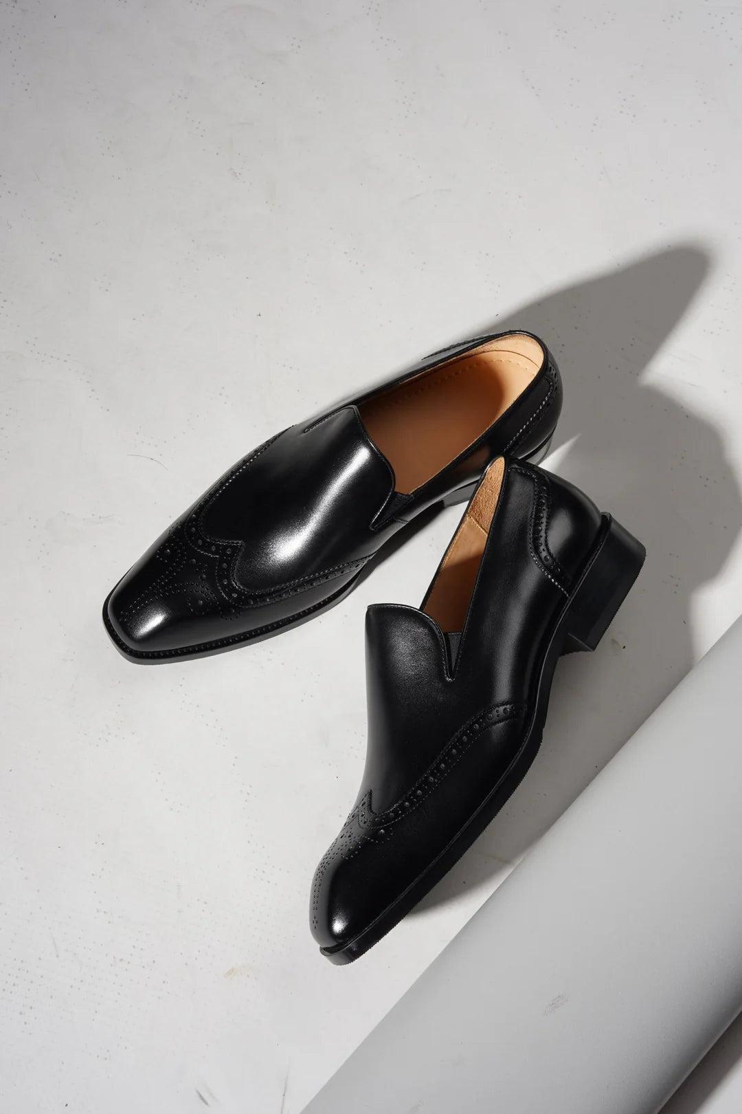 Wingtip Black Loafers