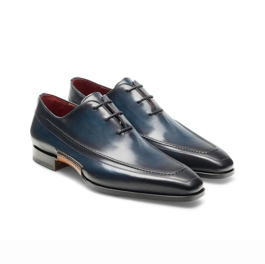 Formal Scisi Blue Oxford Shoes