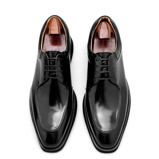 Formal Black Derby Shoes