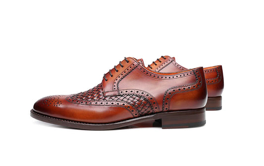 Formal Owen Hunt Tan Braided Oxford