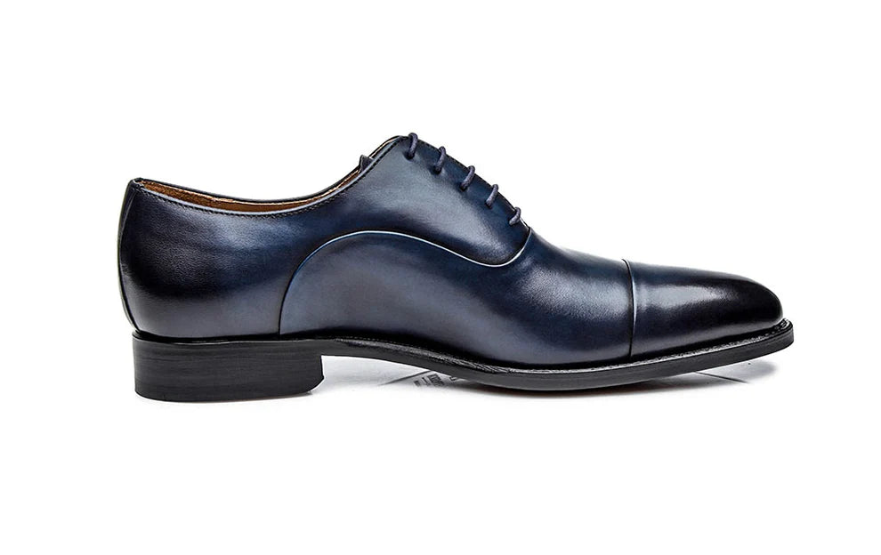 Formal Navy Blue Patina Oxford