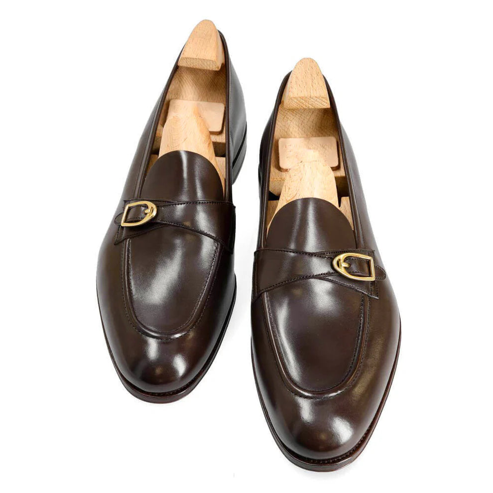 Elliot Dark Brown Monk Strap