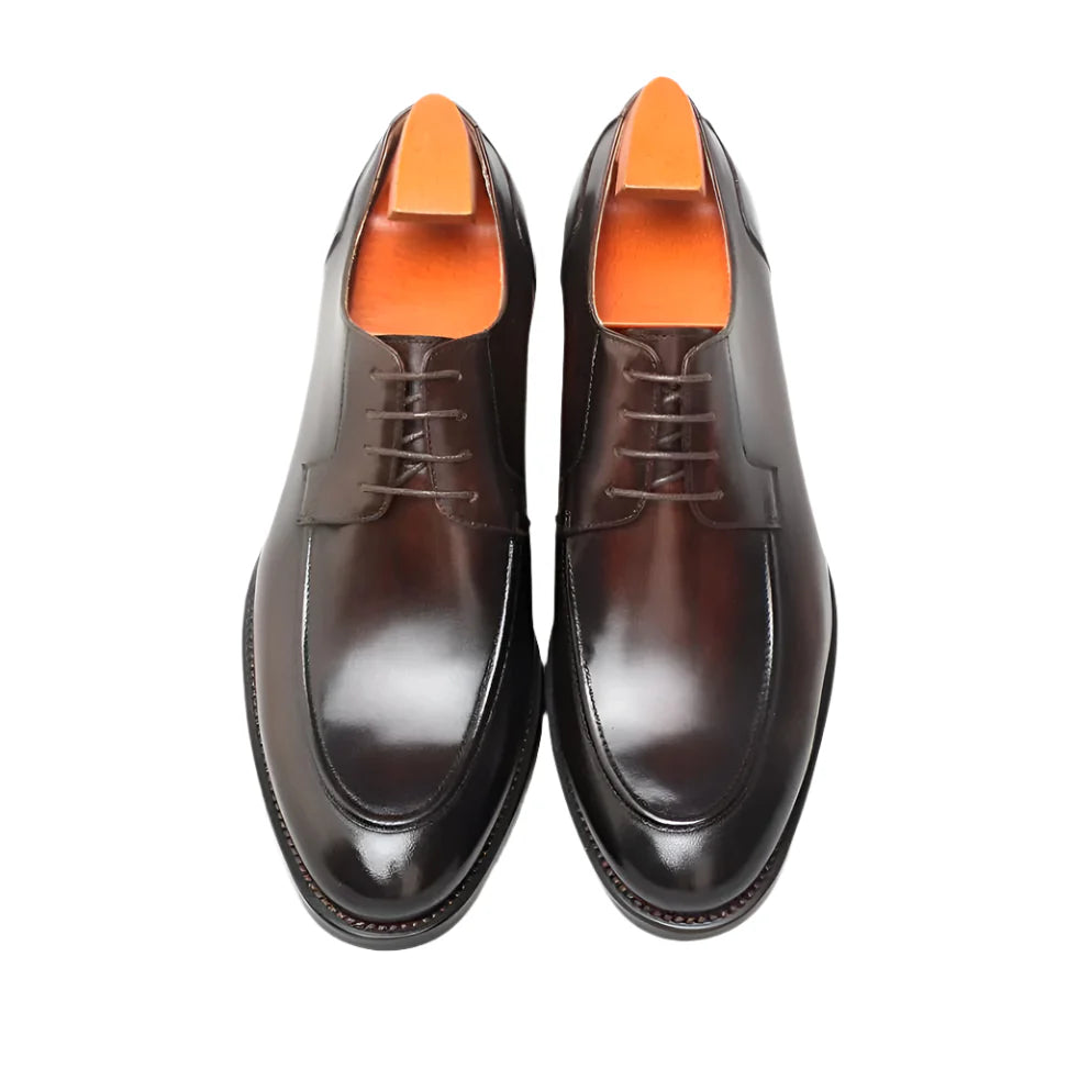 Dark Brown Derby Business Shoes