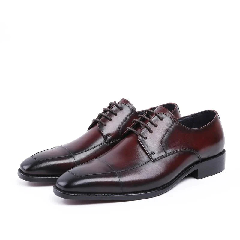 Formal William Patina Burgundy Derby
