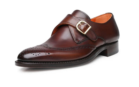 Brown Single Monkstrap