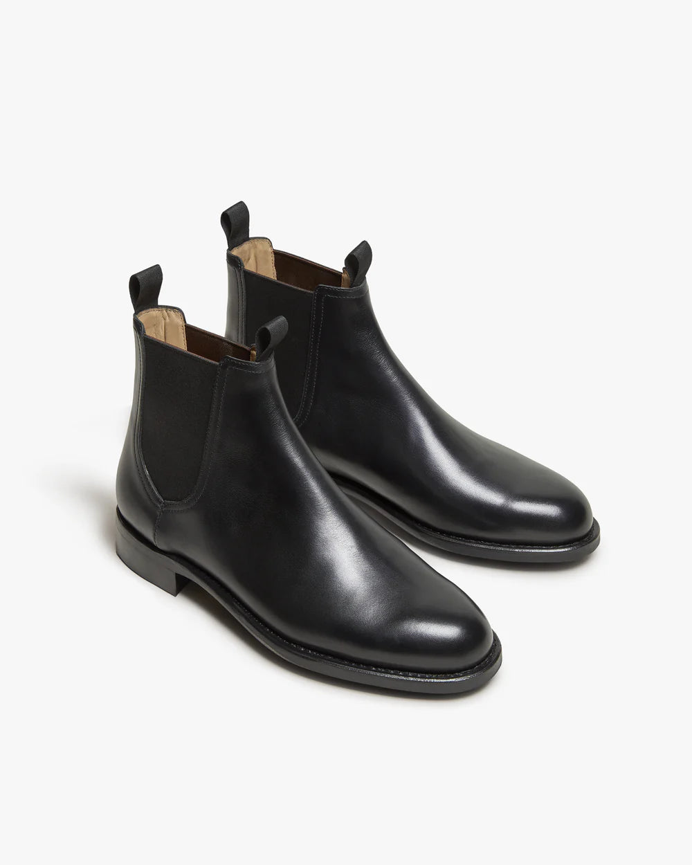 Carl Chelsea Boot – Black Smooth leather