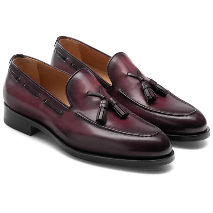 Wine Red Loafers
