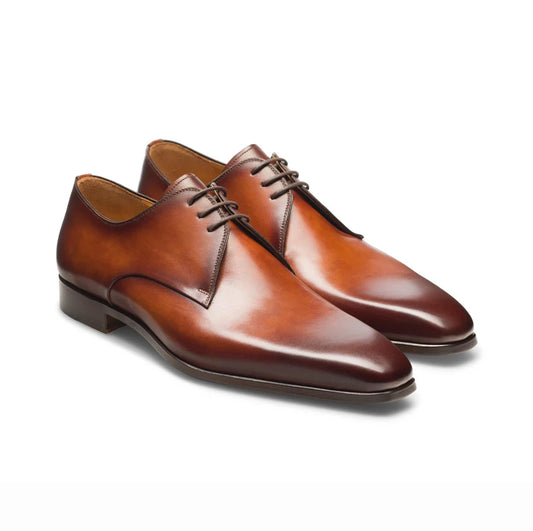 Formal Moco Brown Oxford Shoes