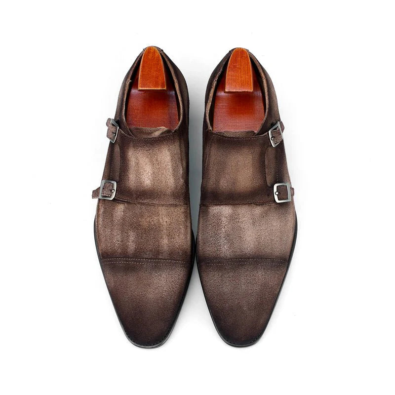 Suede Brown Stratford Double Monk