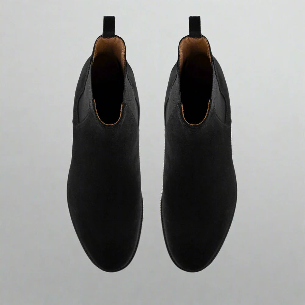 The Core Chelsea Boot | Brown & Black Suede