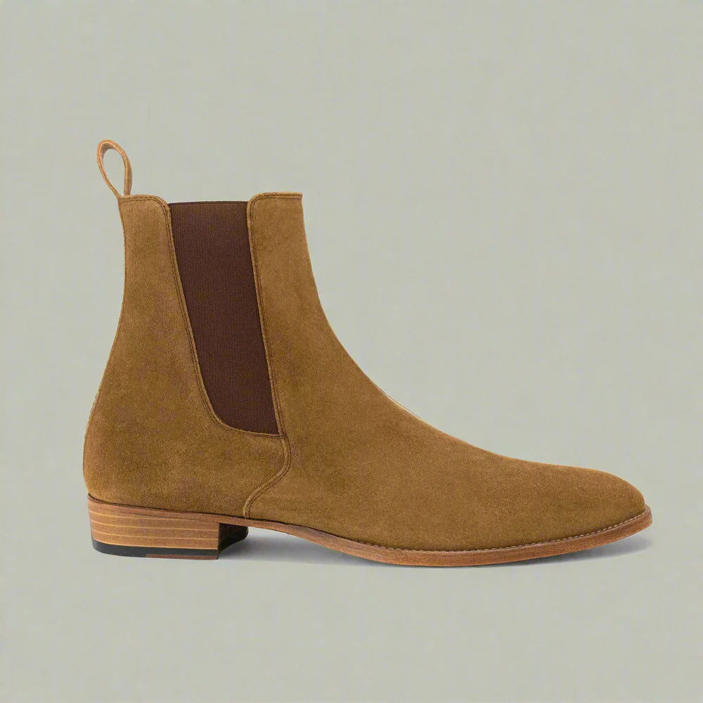 The Esquire Toronto Chestnut Suede Chelsea: Refined Elegance in Every Step