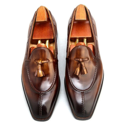 Tassel Brown Loafers