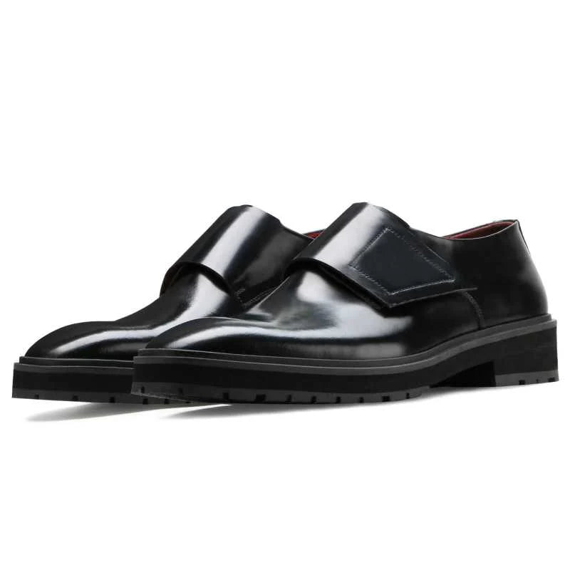 Formal Velcro Strap Shoes in Black