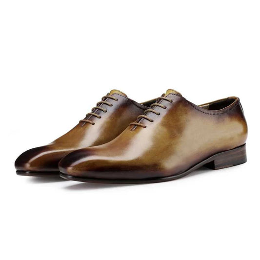 Formal The Leonardo Wholecut Oxford In Tan