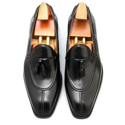 Tassel Black Loafers