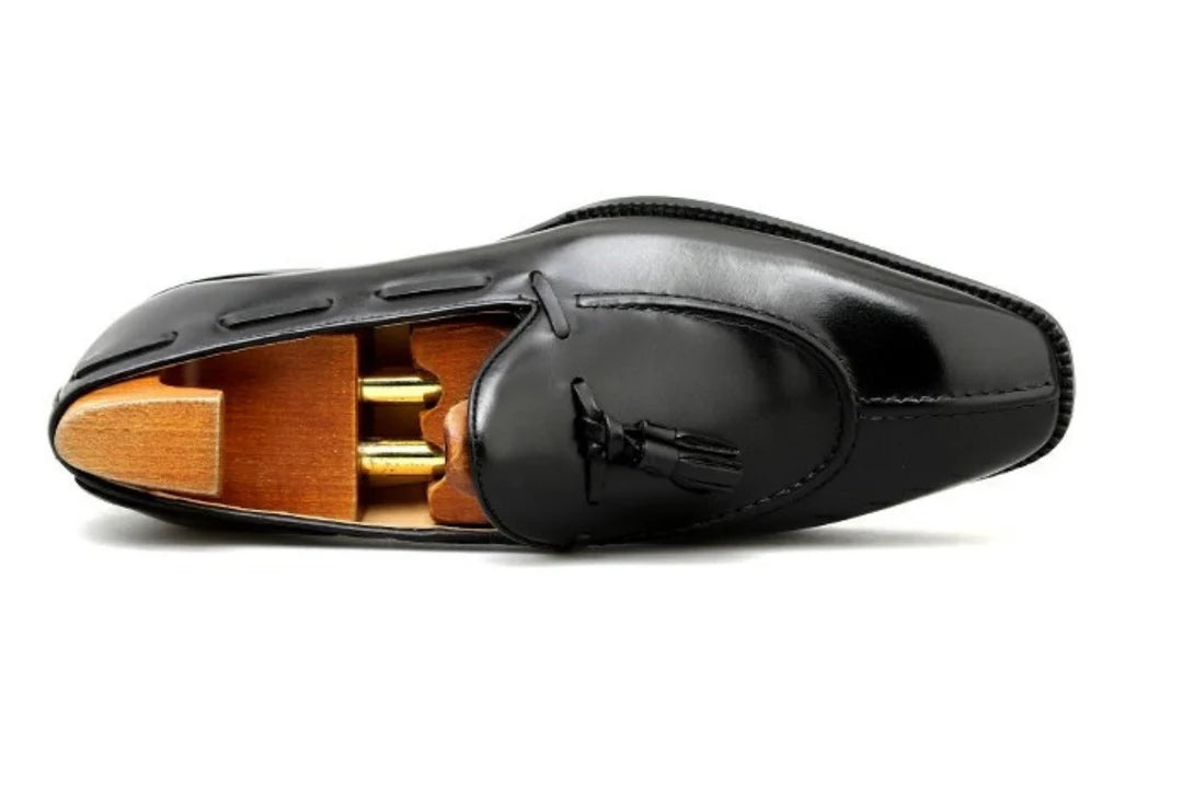 Tassel Black Loafers
