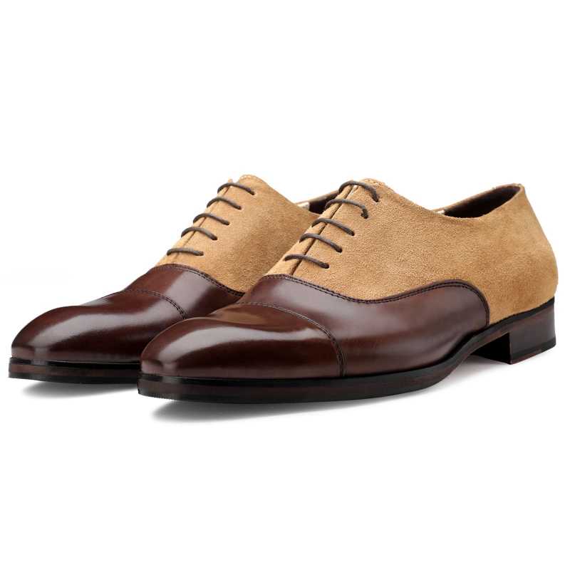 Formal Krakow Hybrid Oxfords In Brown