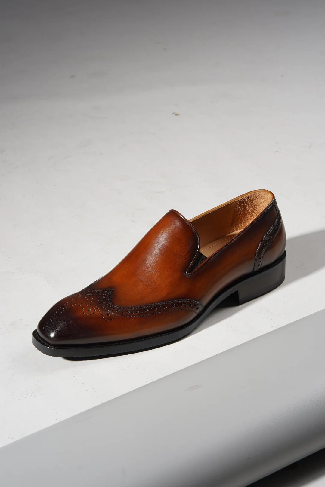 Wingtip Brown Loafers