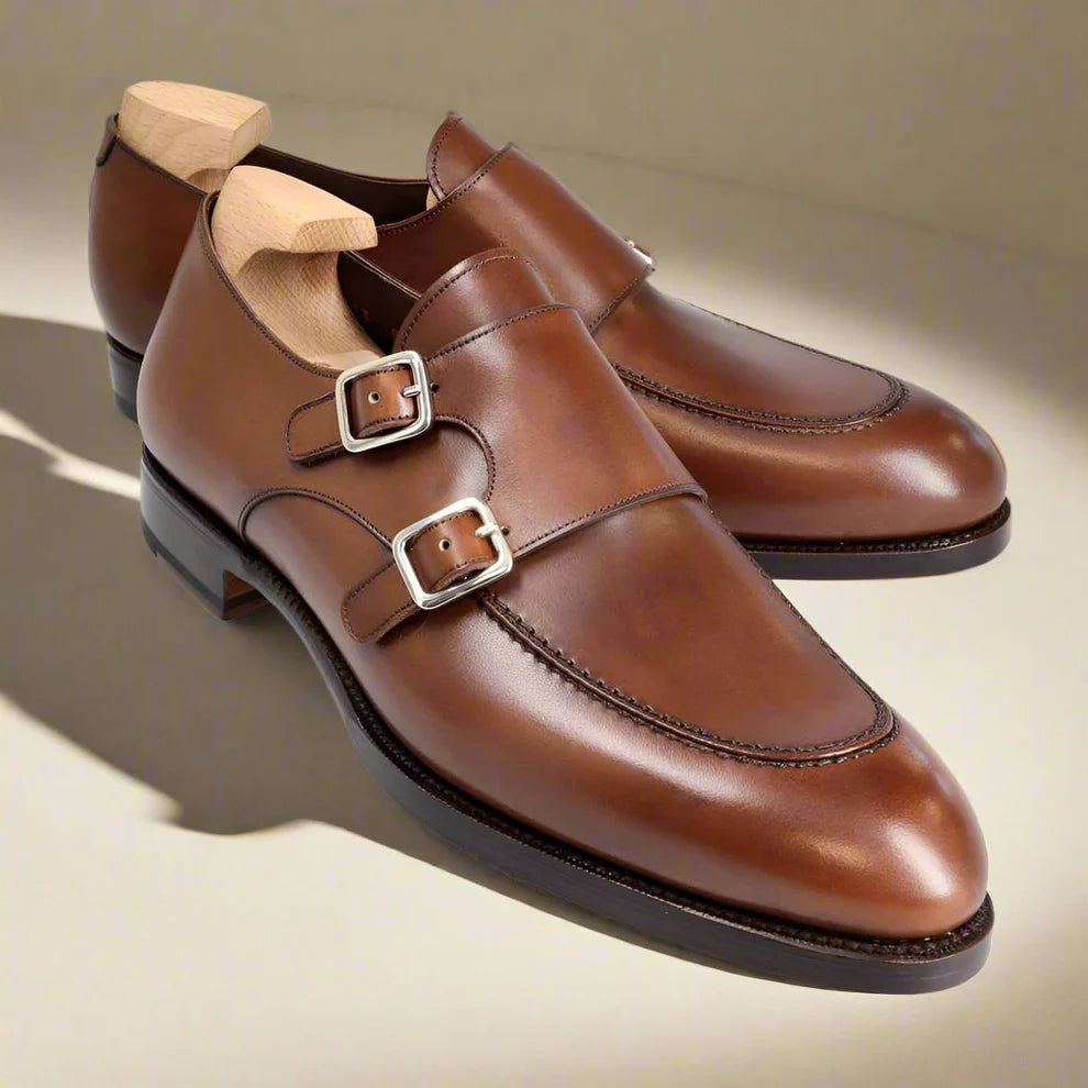 Brown Double Monk Strap