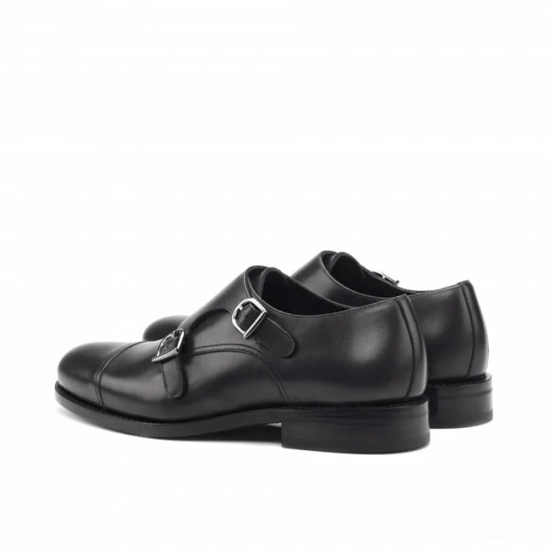 Leather Double Monk Strap