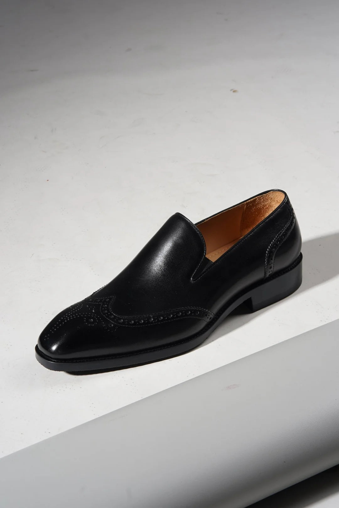 Wingtip Black Loafers