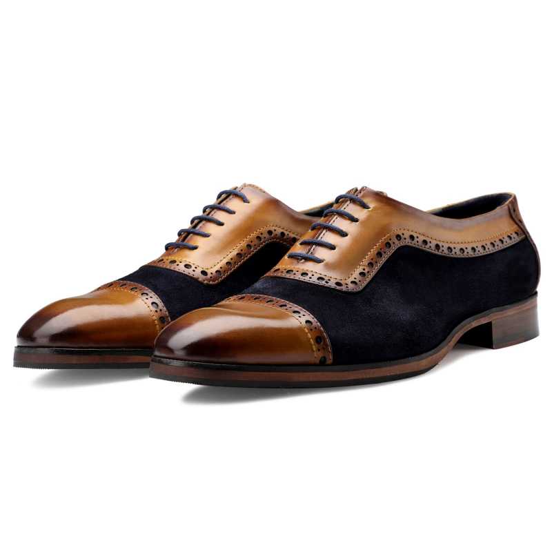 Formal Oxfords in Tan Black