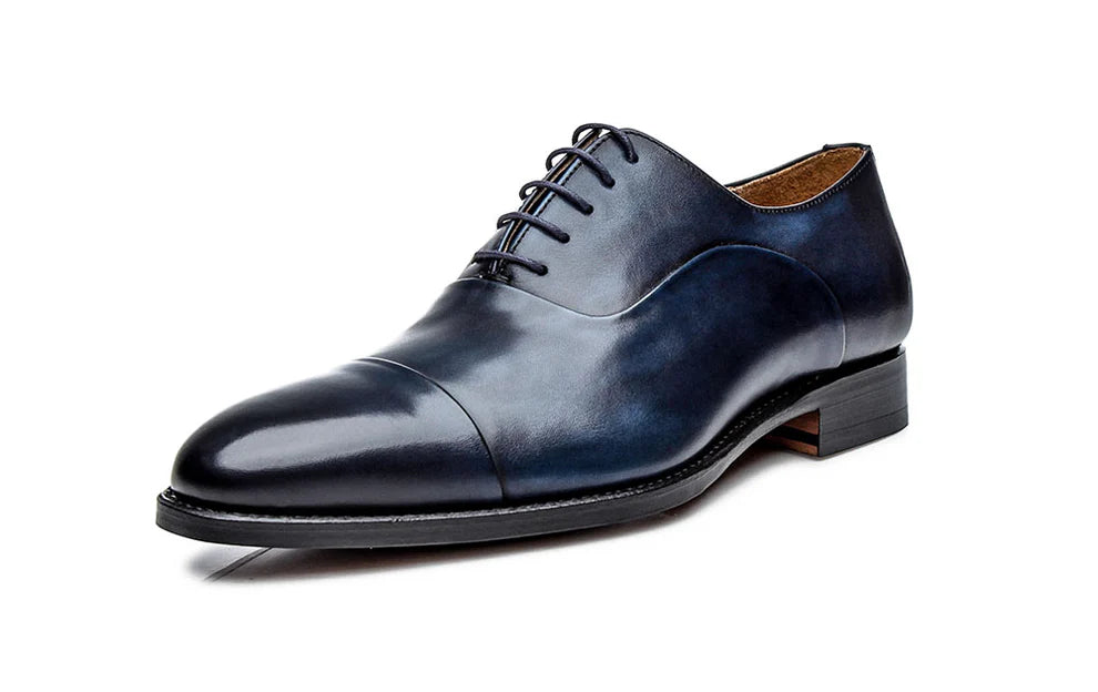 Formal Navy Blue Patina Oxford