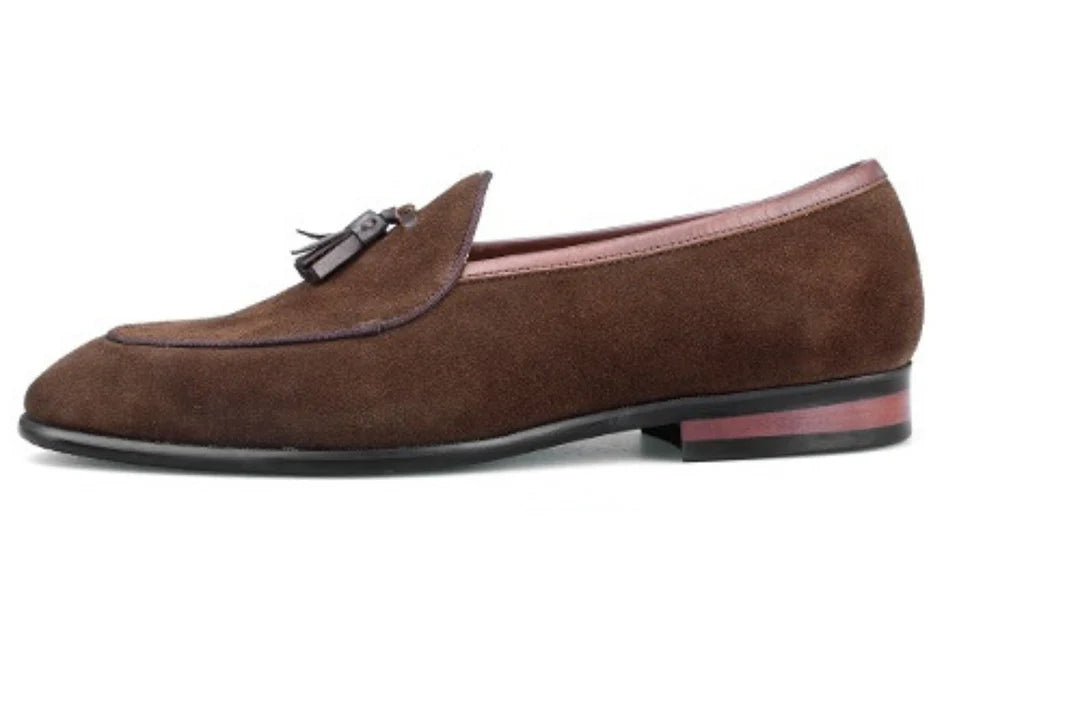 Brown Tassel Loafers