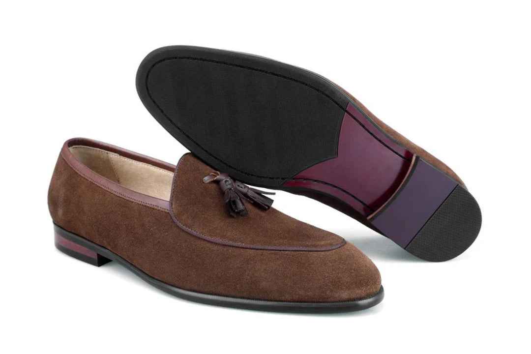 Brown Tassel Loafers