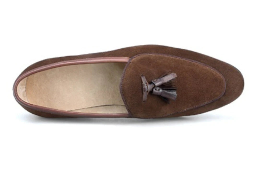 Brown Tassel Loafers
