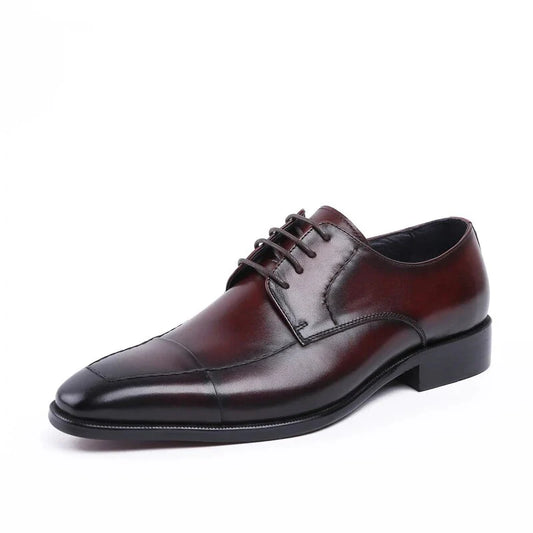Formal William Patina Burgundy Derby