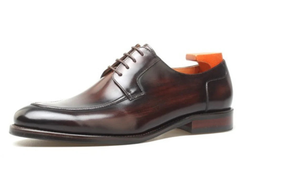 Dark Brown Derby Business Shoes