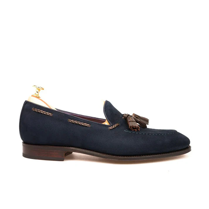 Blue Suede Loafers