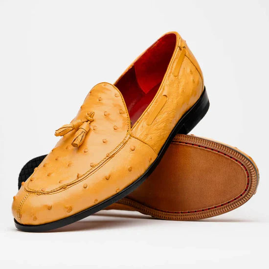 Ostrich Tassels Loafers