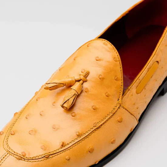 Ostrich Tassels Loafers