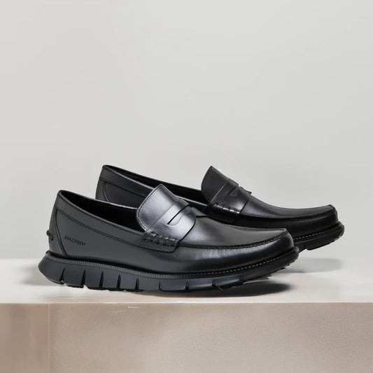 Black Penny Loafers