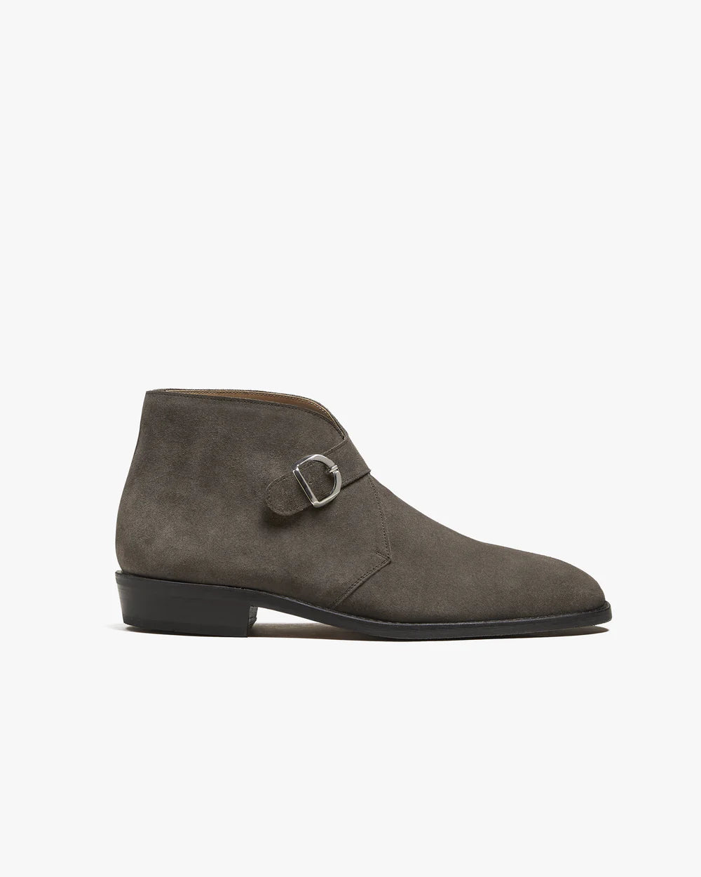 Carlo Gray Suede Leather Boots