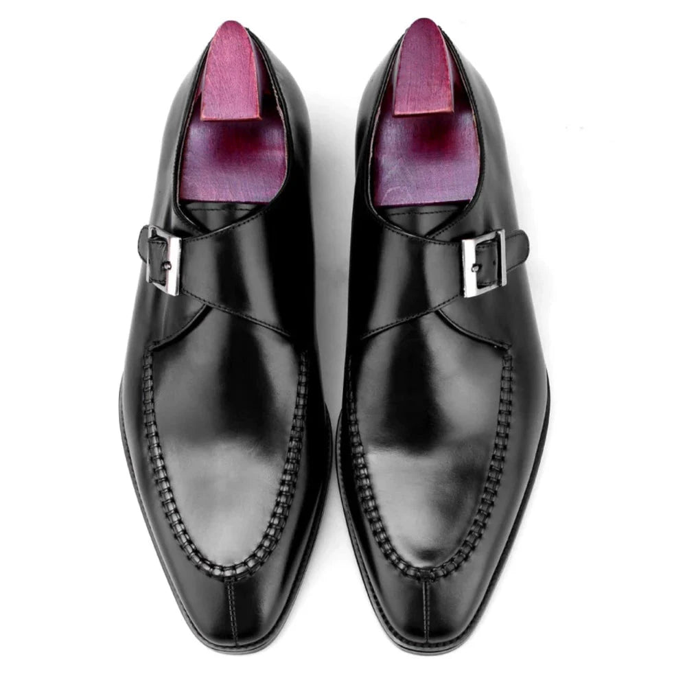 Black Monkstrap - Moc Toe