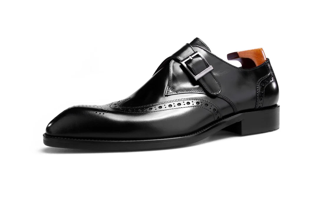 Black Wingtip Single Monstrap