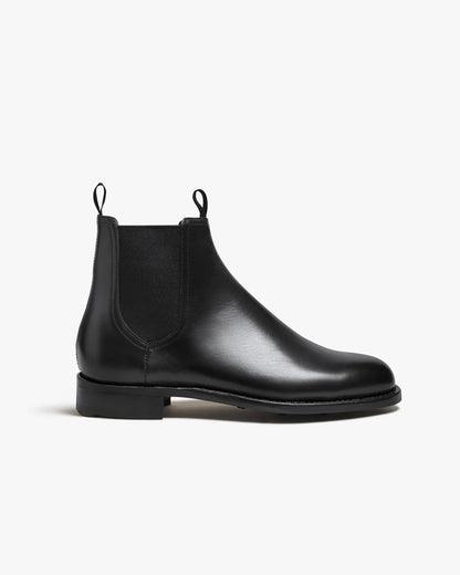 Carl Chelsea Boot – Black Smooth leather