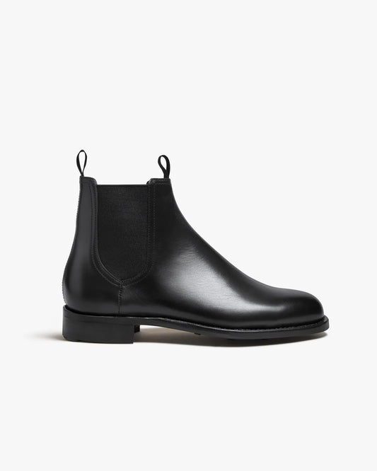 Carl Chelsea Boot – Black Smooth leather