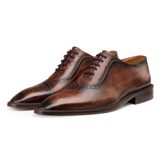 Formal Woody Designer Oxfords in Brown