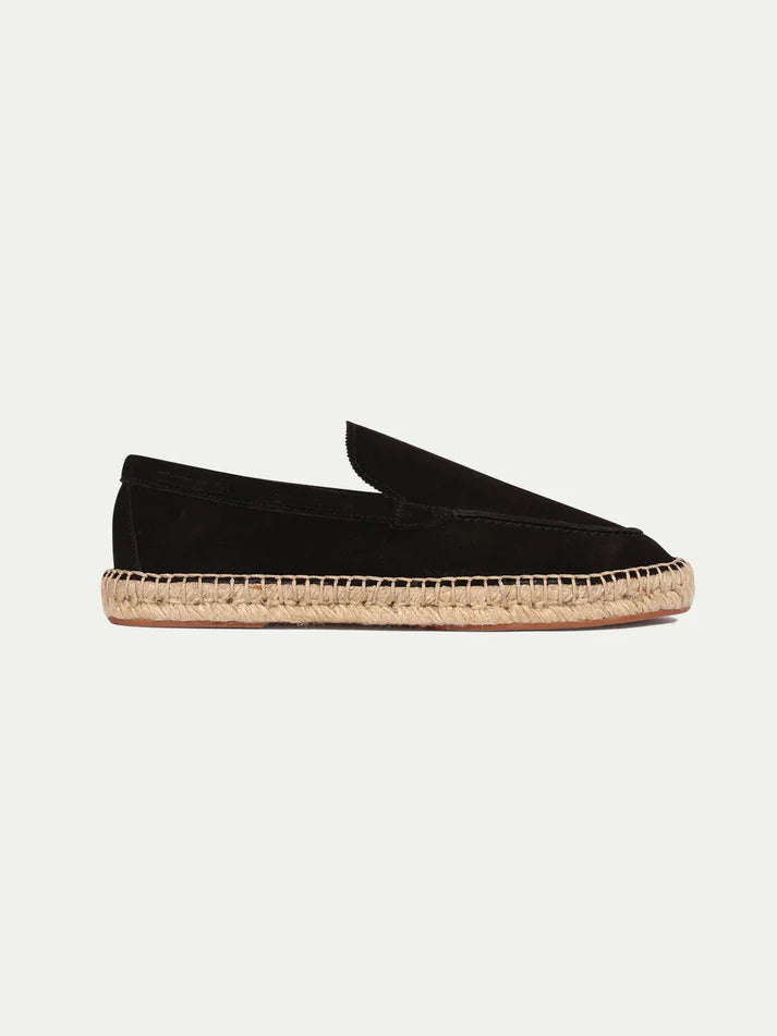 Black Espadrille Loafers